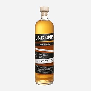 UNDONE No. 3 American Malt NOT WHISKEY - Premium Non-Alcoholic Whiskey Spirit Alternative - 700ml Bottle - Made in Germany