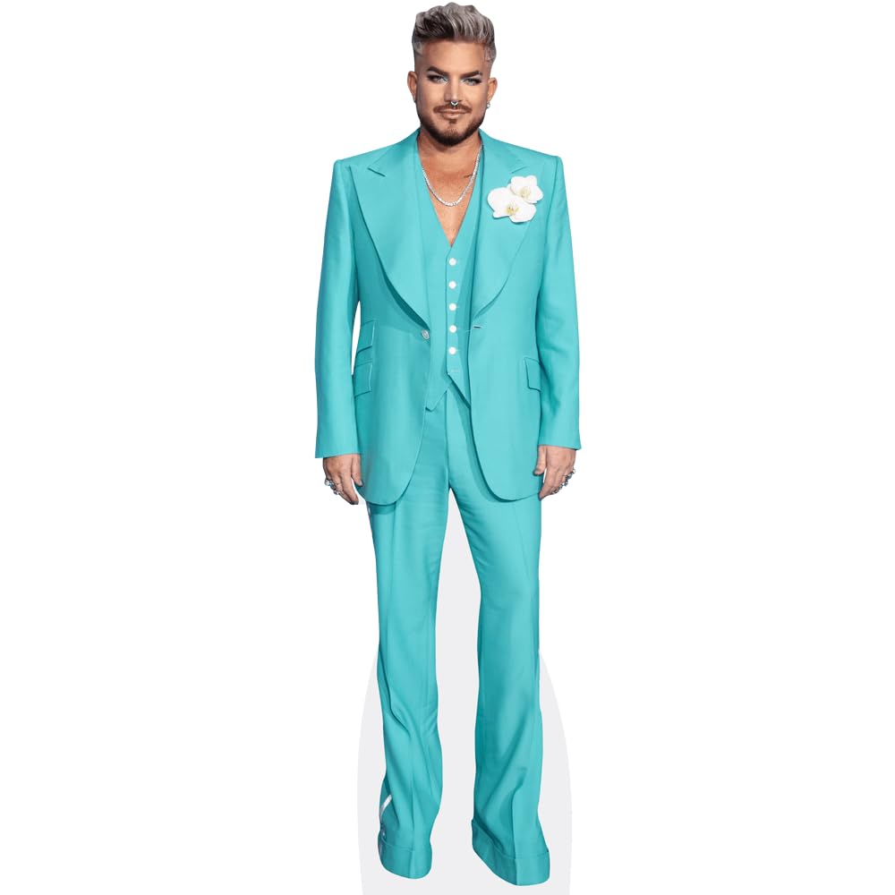 Celebrity Cutouts Life Size Cutout Adam Lambert (Light Blue Suit)