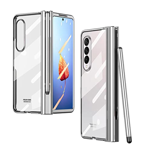 Coque Samsung Z Fold 3 anti rayure avec verre trempé intégré et étui stylet de rangement