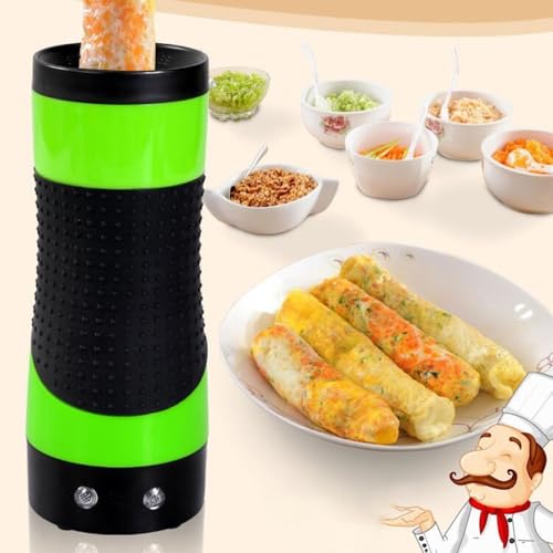 Automatic Electric Egg Roll Maker - Effortless Breakfast Machine with Sausage Tubes & Egg Moulds for Delicious Hot Dogs - Image 6