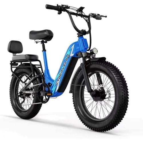 Cybervelo 1000W Folding Electric Bike,48V 20.8AH Removable Battery EBike,30+MPH,80 Miles Max Range Electric Bike for Adults, 20" Fat Tire Foldable ebike, Adult Electric Bikes for Commute All Terrain