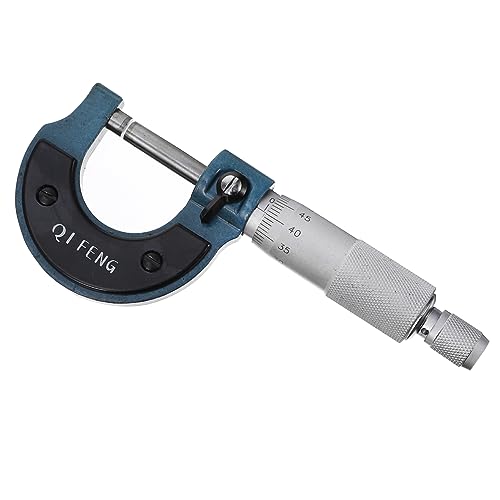 Zerodeko 1 Pieza Micrómetro de Alta Precisión Herramienta de Medición Mecánica Micrómetro para Exterior para Maquinistas