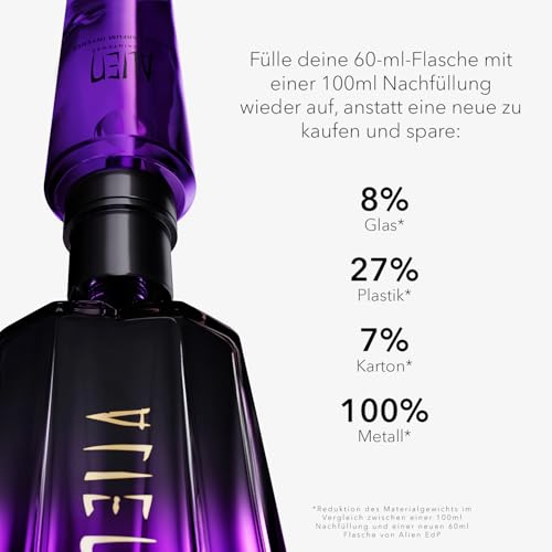 Mugler Mugler alien extraintense eau de parfum damen-parfum floraler holziger und vanilleartiger duft extra-feminin und extra-sinnlich nachfüllflakon 100 ml