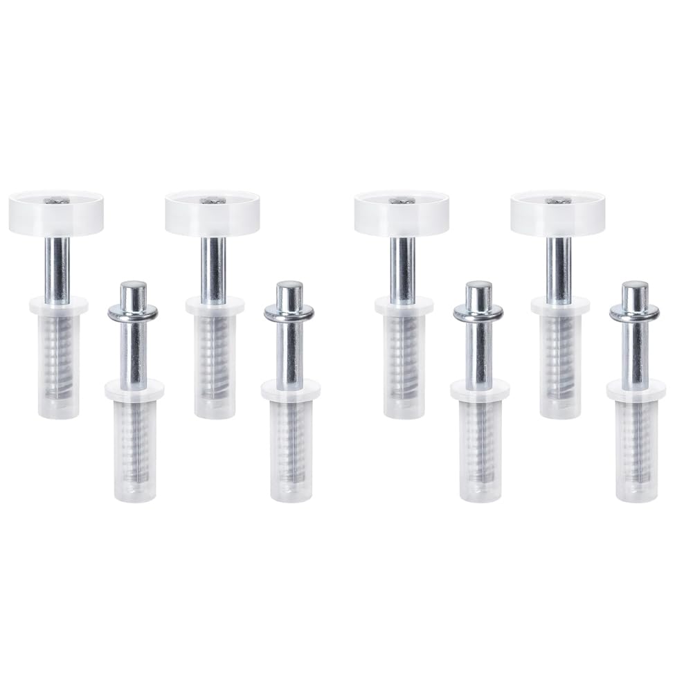 Littimoon Bi-Fold Door Top Roller Guide Wheel and Top Pivot,Spring Loaded Bifold Door Hardware Kit Bifold Closet Door Repair Kit