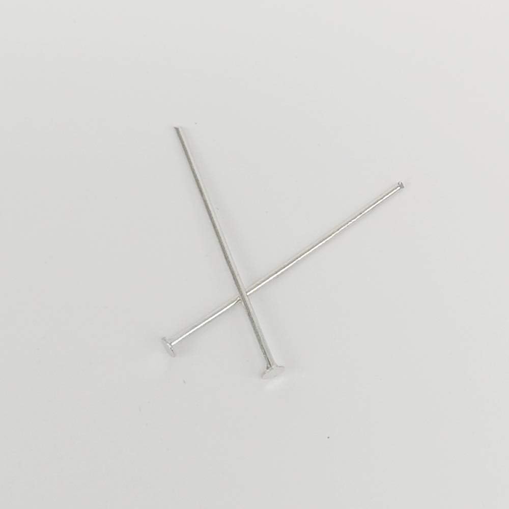 Chenkou Craft 700pcs Assorted of 7 Sizes Mix Flat Head Pins for Jewelry Making (Anti-Silver, Mix) - Image 5