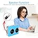Portable Cassette to USB Converter,Dual Speaker Pure Stereo &Auto Reverse Cassette Player, Cassette Tape Playerwith 3.5mm Headphone Jack，Supports U Disk, USB Card Reader