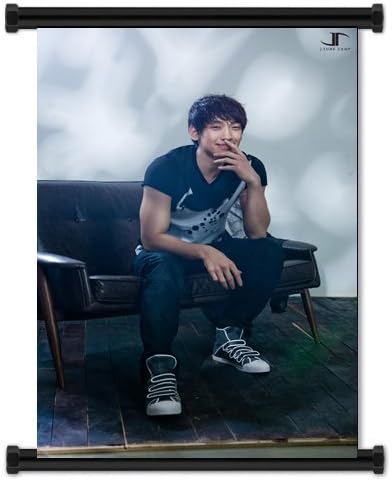 Rain (Jung Ji-Hoon) Korean Actor Kpop Fabric Wall Scroll Poster (16"x24") Inches