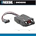 REESE Towpower 8507111 Brakeman IV Time-Delay Brake Controller for Trailers with 1-4 Axles, Compatible with Ford, GM, Chevy, Dodge, RAM, Toyota, Jeep. Wiring Harness Sold Separately.