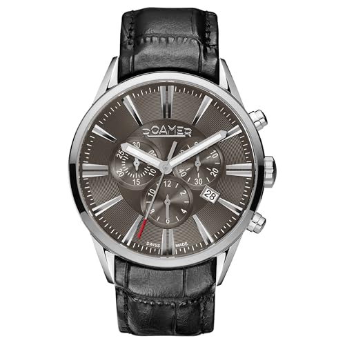 Image of Roamer 508837 41 50 05 Superior Chrono Men's Black Watch