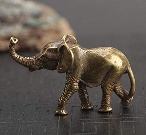 Sculptures statue figurines éléphant laiton pour ornement de maison