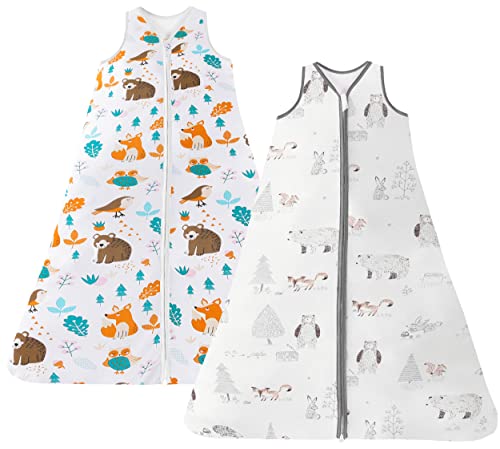 Sommerschlafsack-Set Für Kinder 2-6 Jahre – 100% Baumwolle, Inkl. Tasche, Made In Italy