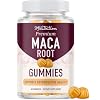 Maca Root Gummies | Drive, Performance & Energy Support | High-Concentration 4:1 Extract | Hormone Balance for Women | Delicious Peach Flavor | Vegan, Non-GMO & Third-Party Tested | 60 Maca Gummies