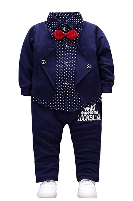 Image of Kidowears Cotton Boys Suit Set 4 Piece