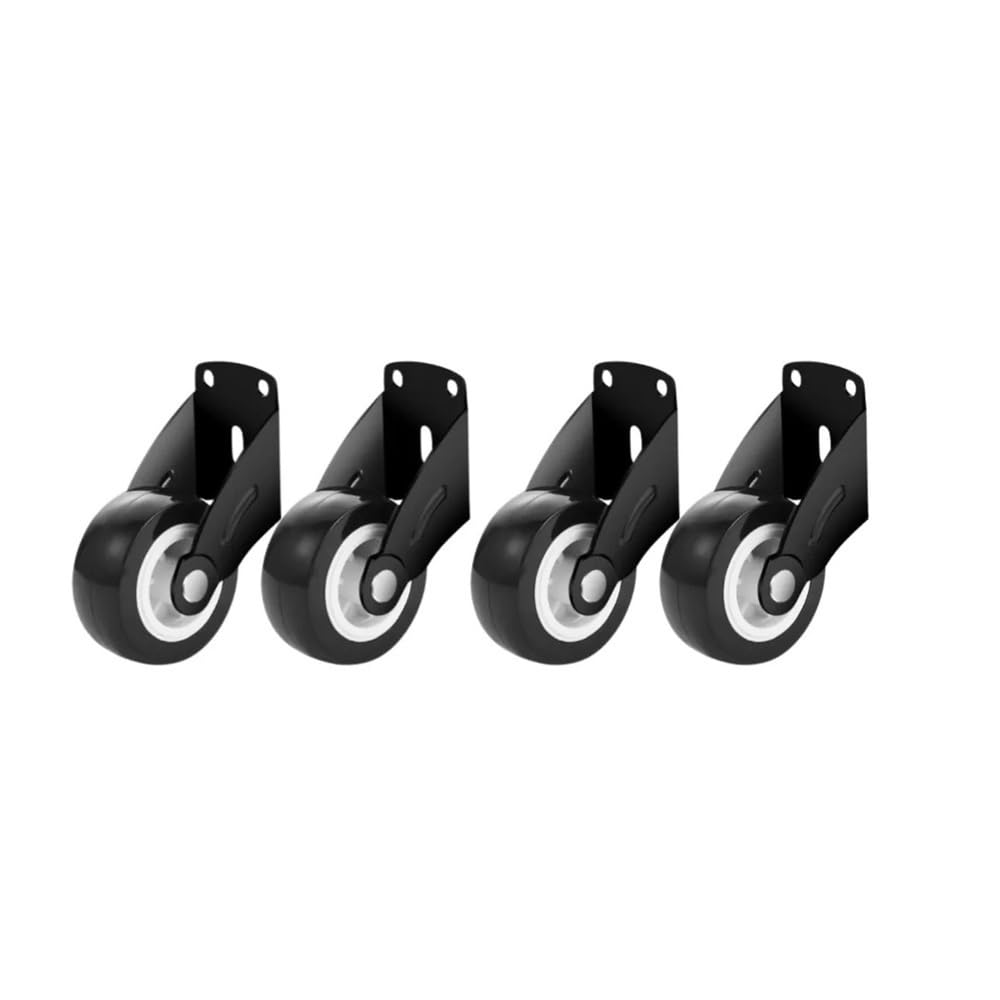 Shungong Silver 2Pcs 80Lbs Load Capacity, Silent Rubber Wheel, Scratch-Free, 360° Swivel(Silver 2Pcs)