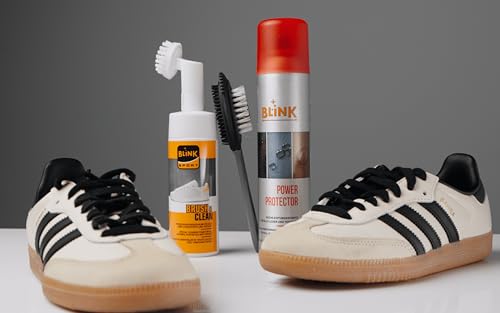 BLINK Power Protector 250ml – Sneaker Imprägnierspray Schuhe Universal, Wasser Schuhe Schutz für Wildleder, Schuhe Imprägnierspray gegen Schmutz und Flecken