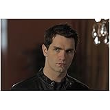 Being Human 8 x 10 Photo Sam Witwer/Aidan Waite Black Leather Jacket Headshot kn