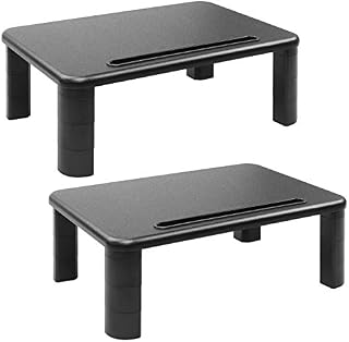 Monitor Stand Riser with Adjustable Height and Storage Organizer for Computer, iMac, Printer