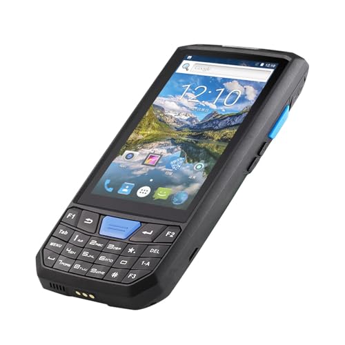 Image of Domary PDA Handheld Terminal 13.0 4G WiFi BT Barcode Scanner Inventory Machine 4.5 Inch Touchscreen 8MP Camera GPS for Warehouse Logistics Retail Black ABS (1D 2D QR Code Supported)