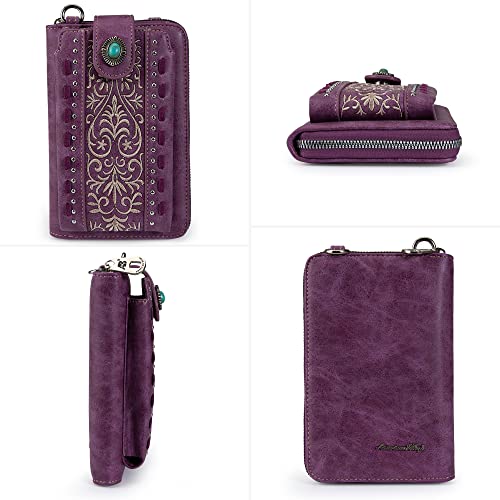 Montana West Crossbody Cell Phone Purse For Women Western Style Cellphone Wallet Bag Travel Size With Strap Mbb-Phd-109Pp #TOP2