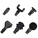 EDNEY 6 Pack Replaceable Massage Gun Heads, Muscle Massager Gun Accessories in Assorted Functions, Massage Head Outer Dia.18.6 mm (0.73 in), NOT Universal for All Massage Gun