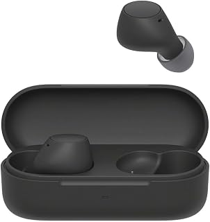 Sony WF-C510 Auricolari True Wireless | In-Ear, Auricolari, Bluetooth, Connessione Multipoint, Suono Ambiente, IPX4, 22 h di Autonomia, iOS e Android, Nero