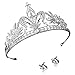 Produktbild Mayanyan Braut Hochzeit Headwear Fashion Alloy Crown Haarschmuck Frauen Hochzeit Haarschmuck Ohrringe Set Party Party Beauty Zubehö