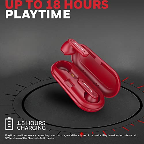 Image of Honeywell Suono P2000 Truly Wireless Earbuds, Bluetooth V5.0, 2 Hrs uninterrupted Music with 10 min of Charge, Dynamic 13.2mm Drivers, 300mAh Battery, IPX4 Water Resistance, Voice Assistant Enabled