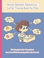 Animal Alphabet Adventures: Letter Tracing Book for Kids: Trace & Write My First Letters: A-Z Animal-Themed Handwriting Workbook for Ages 3-6 B0F62PT7TW Book Cover