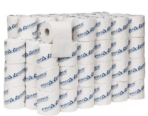 PRO SOURCE Standard Core 2-Ply Toilet Paper: 500 Sheets per Roll (Pack of 96 Rolls)