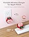 VRURC Charger for Apple Watch, USB C Wall Charging Block for iPhone, 20W Fast Charging,Foldable Plug Travel Essential Charger for iWatch Ultra/SE/10/9/8/7/6/5/4/3/,iPhone 16 15 14 13,Android-Pink