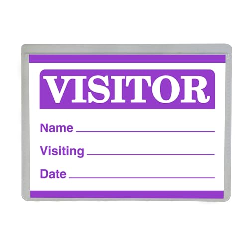 C-Line Name Badge Kit with Inserts, Top Load, 3-1/2" x 2-1/4", Clear, Combo Clip/Pin, Box of 50 (95723), White, 3.5 x 2.25-Inch - Image 2