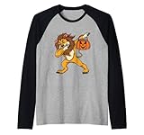 Photo Gallery dabbing lion halloween maglia con maniche raglan Photo Gallery dabbing lion halloween maglia con maniche raglan