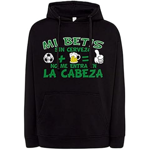 Sudadera con capucha Diver Bebé Frase mi Betis sin Cerveza no me entra en la Cabeza Cover