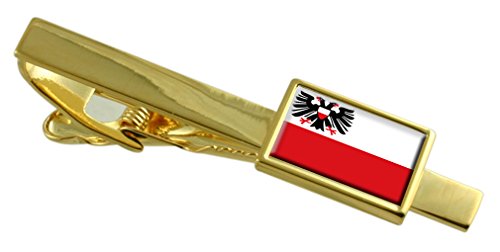 Clip de Corbata de Oro de Lubeck Alemania Pasador Traje Hombre