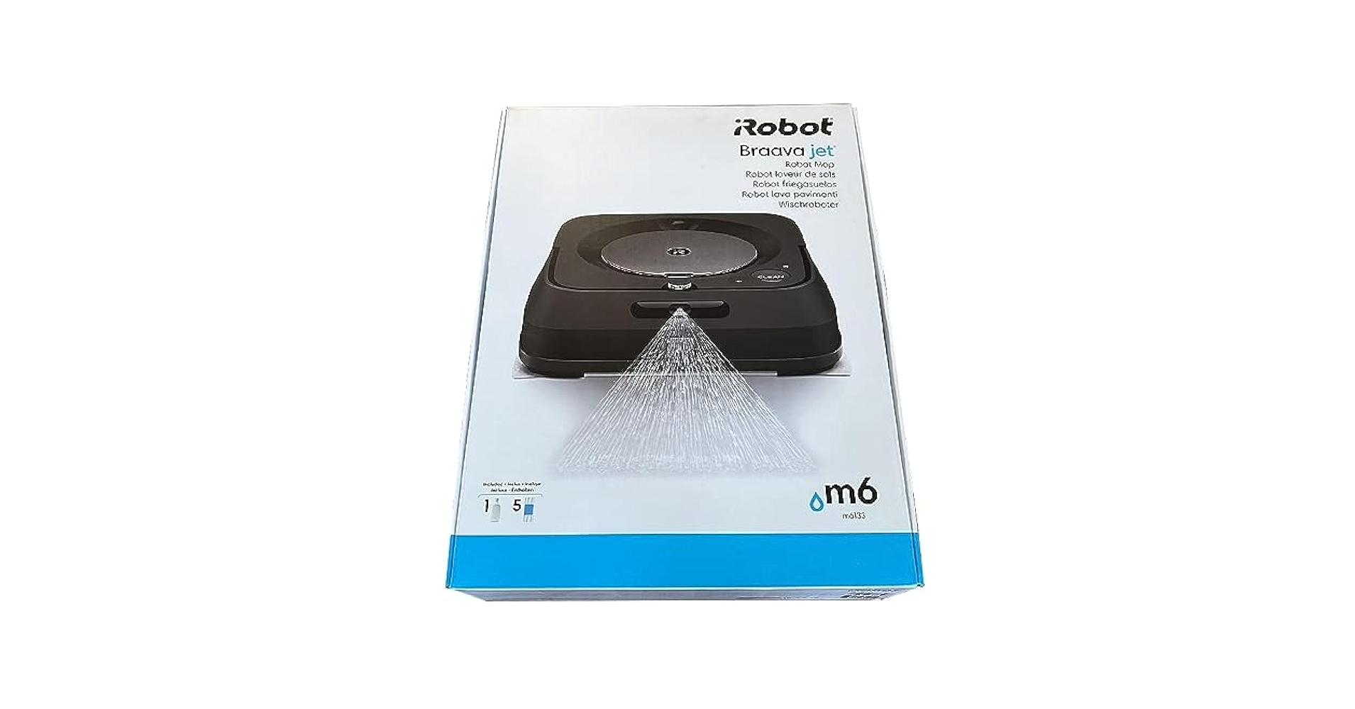 iRobot Braava Jet m6 Robot Mop (Graphite) - Wi-Fi Connected