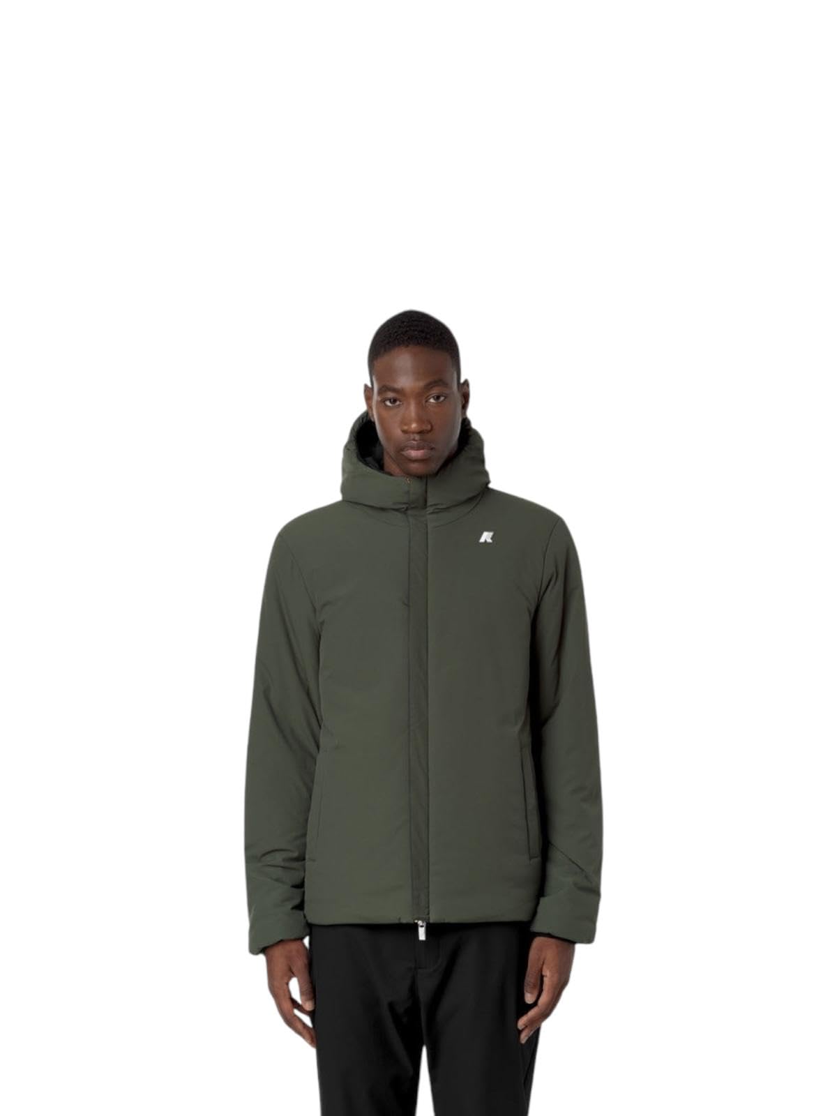 K-Way Jack st Warm Reversible Nero Nero Reversibile Verde