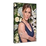 Unique Art - Poster d'htesse lgant - Iris Mittenaere - Impression sur toile - Dcoration d'intrieur - Pour chambre  coucher, bureau, chambre - Cadeau - 20 x 30 cm