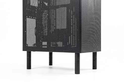 Soportes de aluminio para gabinete SSUPD Meshroom S, altura ajustable (23 mm y 45 mm), juego de 4 unidades, compatibles con tarjetas gráficas de hasta 343 mm miniatura 2