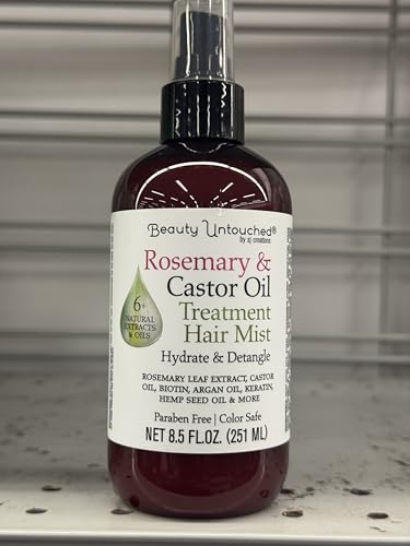 Beauty Untouched Rosemary & Castor Oil Treatment Hair Mist, 8.5 fl oz