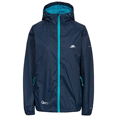 Trespass Unisex Waterproof Packaway Jacket Qikpac Navy in Size - XL