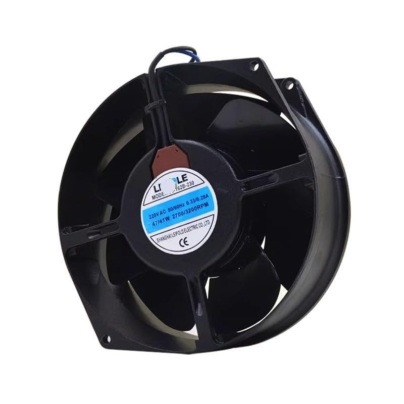 F2E-162B-230 170mm 17055 220V AC All Metal High Temperature Resistant Fan with Iron Blades for Industrial