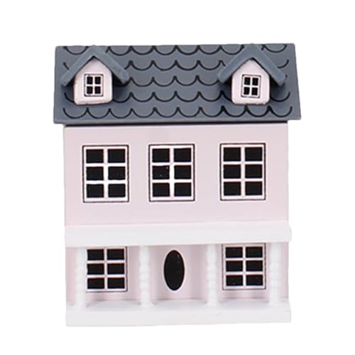 Casas De Muñecas Miniatura, Maqueta De Madera Para Construir, Kit De Casa De Muñeca, Kit De Patrón Hecho A Mano Para Construir, Casa De Vida Simple Para Los Amantes De Las Miniaturas Y Los Manitas