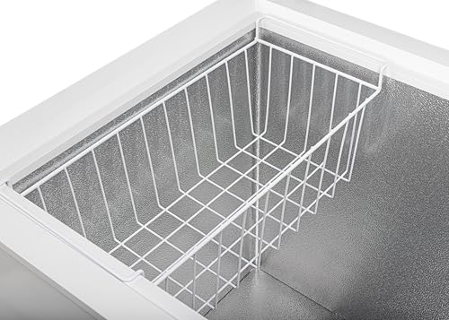 Foto von METRO Professional Gefriertruhe GHF2300, 300 L, 95 W, Tiefkühltruhe, 1 Korb, Türschloss, Temperaturalarm, Rollen, Weiß