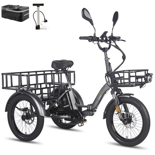 [Oficial] Homologación Fafrees F20 Mate bicicleta plegable E Bike triciclo para adultos de 20 pulgadas, bicicleta eléctrica para hombre 180 kg E bicicleta de carga, frenos de disco hidráulicos