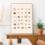 FEOFTIE Bathroom Wall Art - Funny Butt Decor, 16x24 Inch Unframed