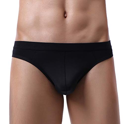 Summer Code Men's Thong Underwear Elastic Micro Mesh Bikini Briefs3
