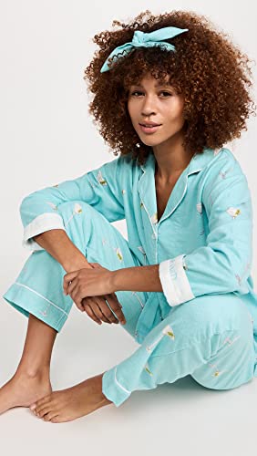 Pj Salvage Womens Loungewear Flannels Pj Pajama Set, Mint, X-Small Us #TOP1