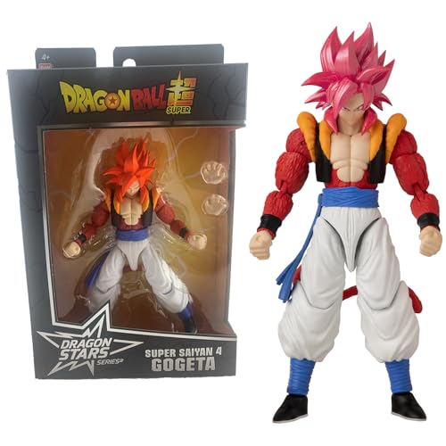 BANDAI - Dragon Ball Super - Figurine Dragon Star 17 cm - Super Saiyan 4 Gogeta - Licence Officielle Dragon Ball - Figurine articulée Gogeta - Jouet Enfant 4 Ans et + - 36765