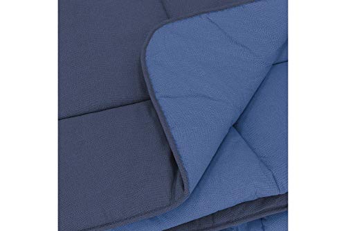 Gabel Steppdecke für Einzelbett, Blau - Image 4