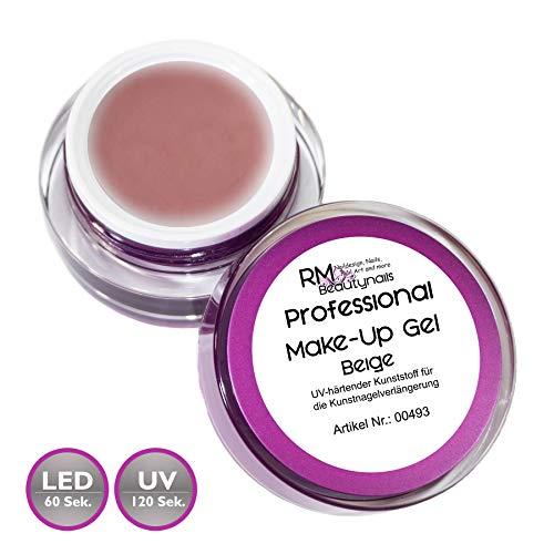 15ml Professional Make-Up LED-Gel Beige Nude Dickviskos Camouflagegel (1er Pack) – Bild 2